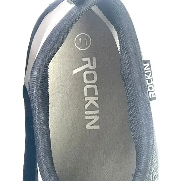 Rockin Mens Water Shoe Neoprene Mesh Black Grey White Toggle Adjust NWOT Size 11 - Picture 3 of 11